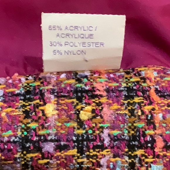 RENA ROWAN Size 8 ladies suit jacket. NWOT. Gorgeous colours. - Picture 6 of 7